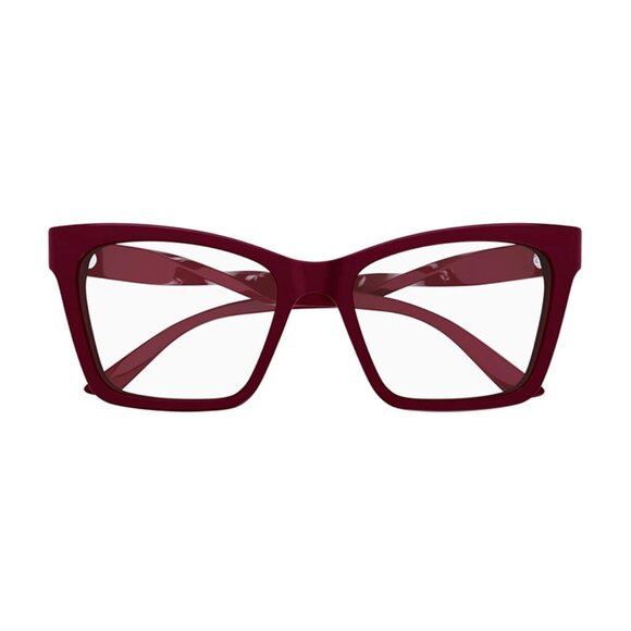 NEW BB0210O 003 BURGUNDY WOMEN EYEGLASSES BALENCIAGA - Picture 2 of 3